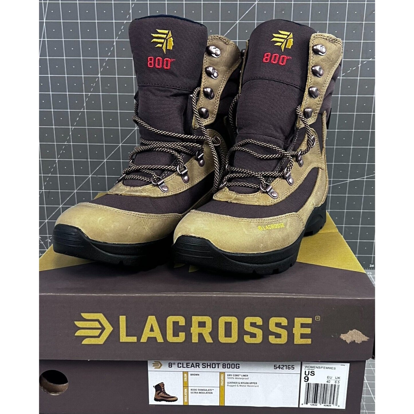 LaCrosse Women's Clear Shot Boot 800G 542165 Sz 9 US 40 EU New w/Box