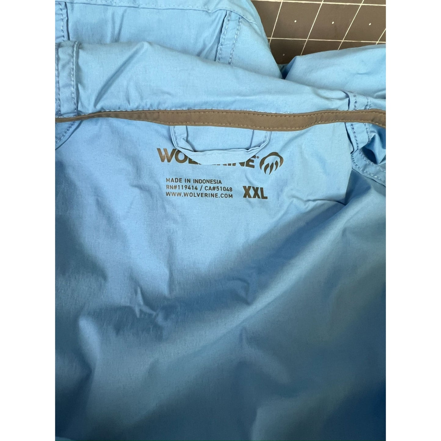 Wolverine Guide Jacket Men Blue Sky Sz. XXL New  Fishing Hiking
