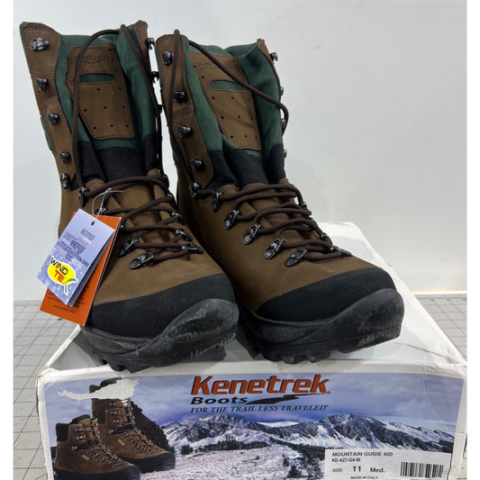 Men's Kenetrek Mountain Guide 400G Insulated Boots Outdoor  Sz. 11 Brown