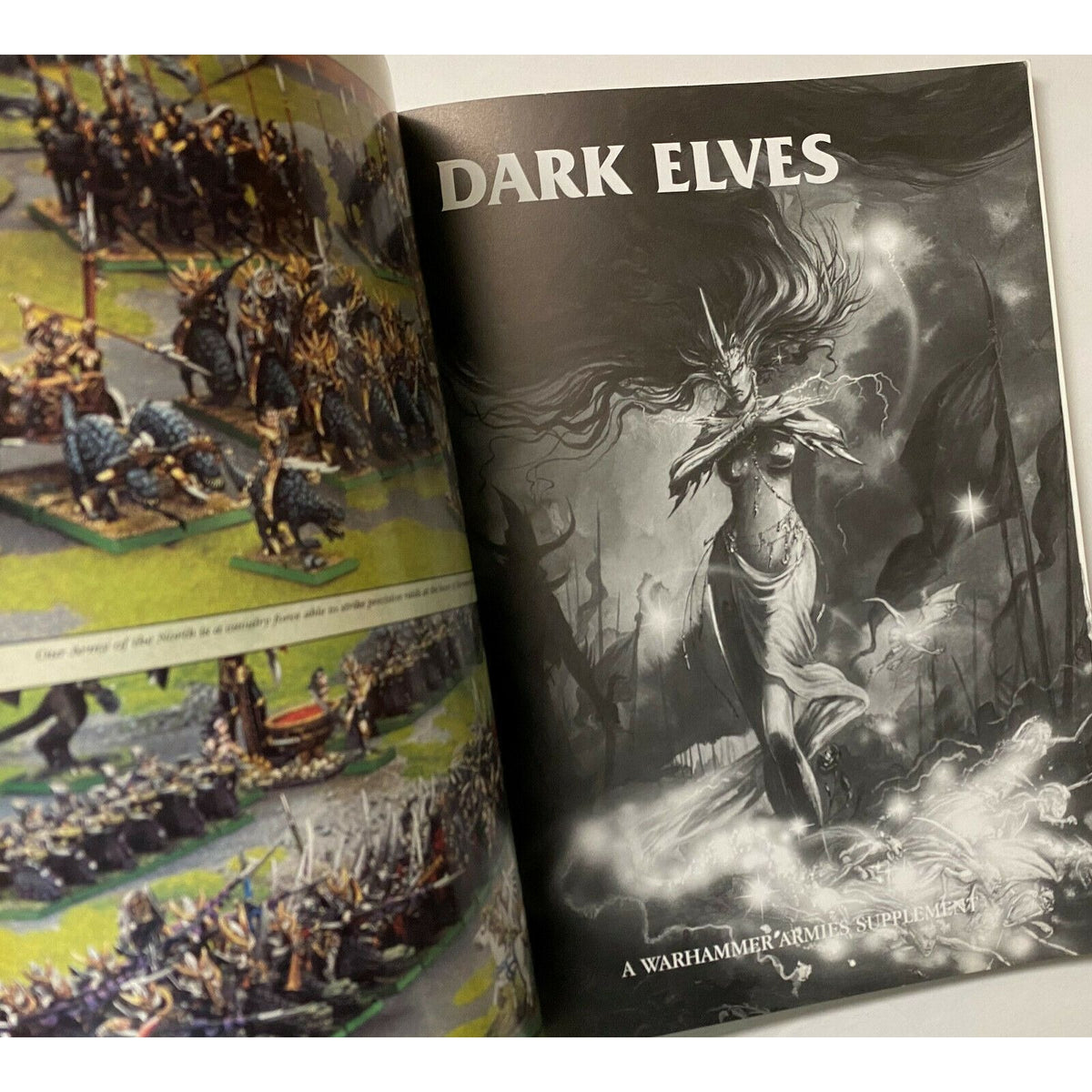 Warhammer Dark Elves Armies Supplement Games Workshop 2001 80 Pages UK Edition