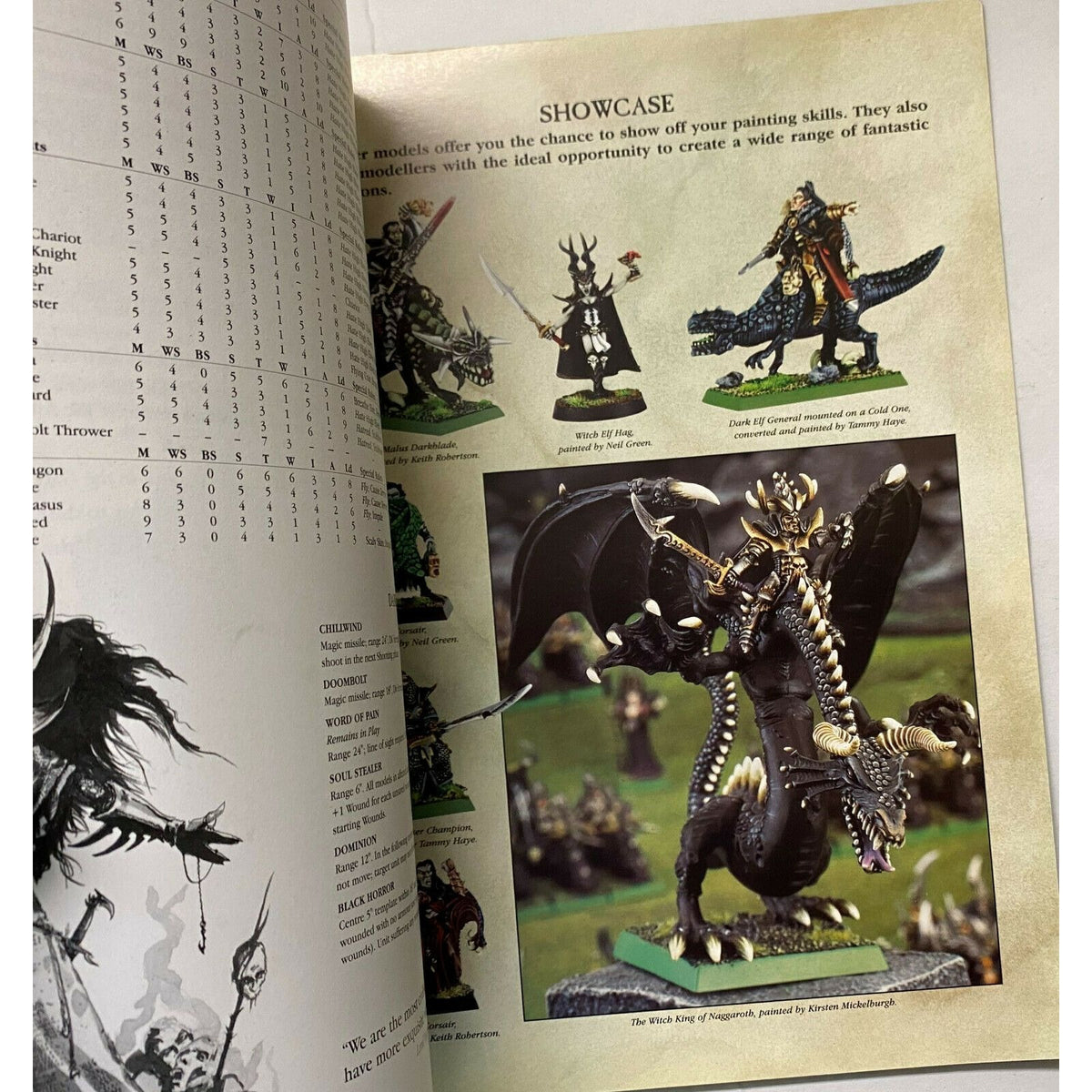 Warhammer Dark Elves Armies Supplement Games Workshop 2001 80 Pages UK Edition