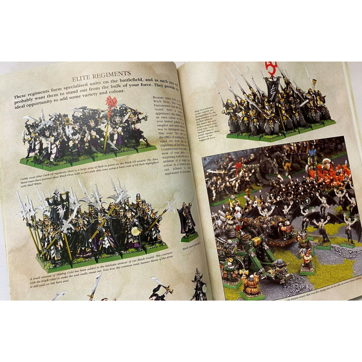 Warhammer Dark Elves Armies Supplement Games Workshop 2001 80 Pages UK Edition