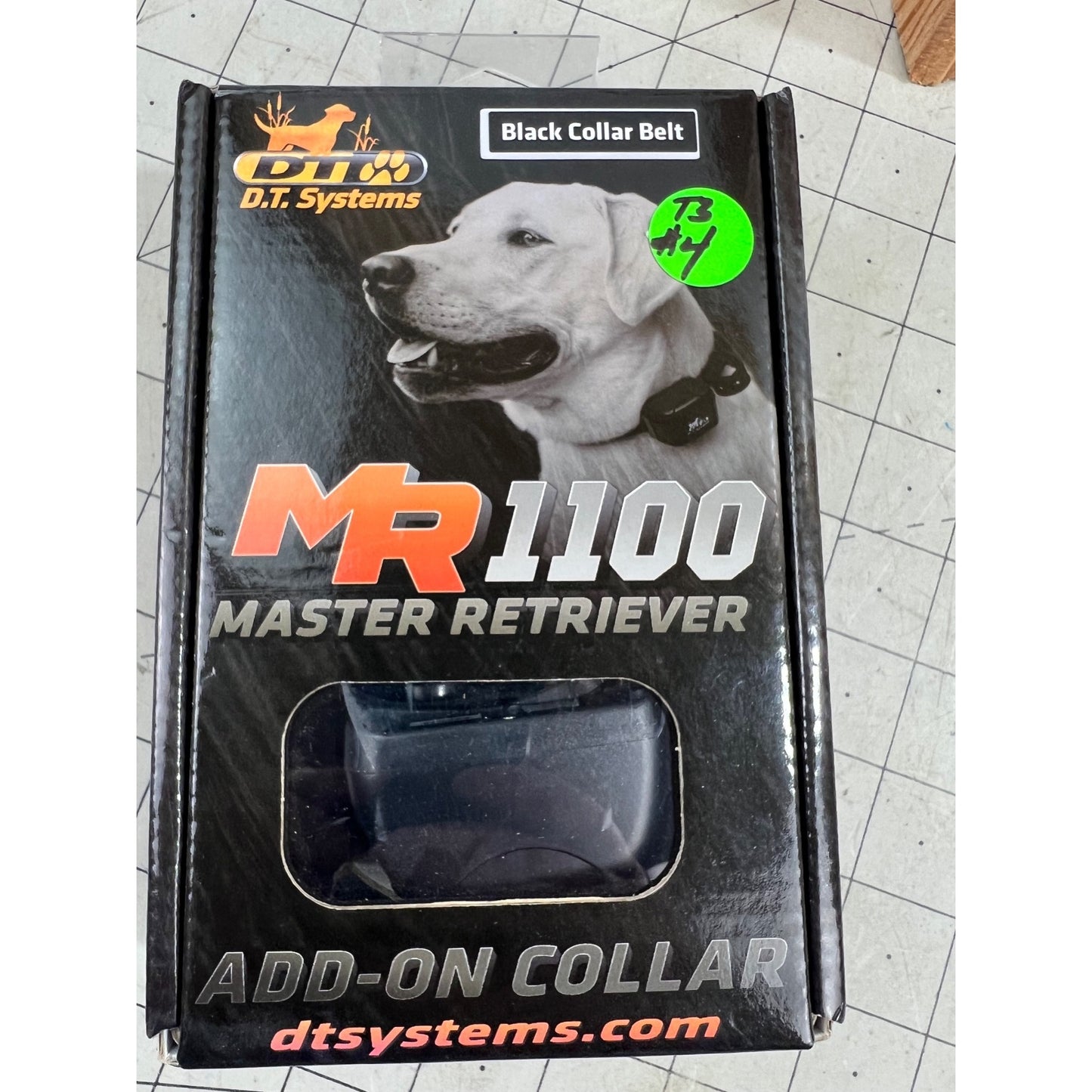 DT Systems MR 1100 Addon Electric Collar - Black - Black 6in - 22in