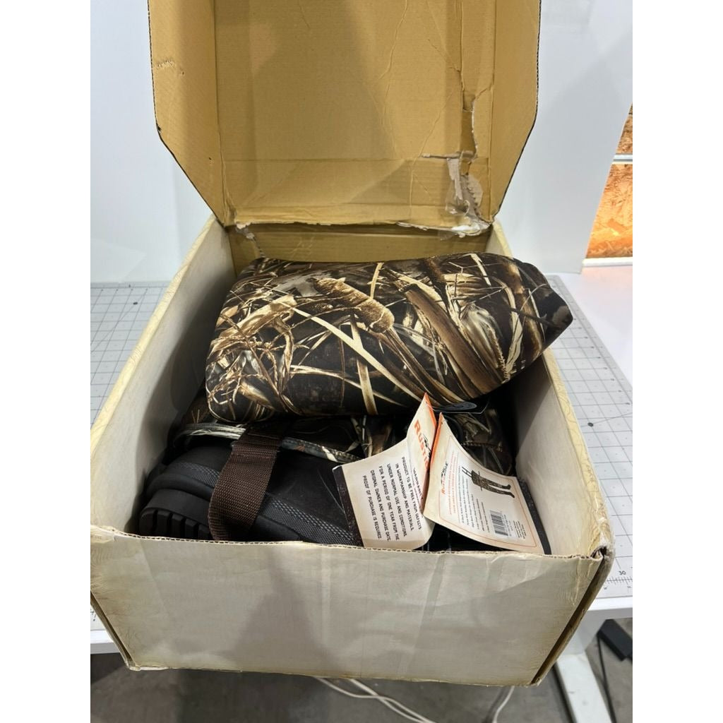 Rustic Ridge Men's 400g 3.5mm Bootfoot Hunting Wader Realtree Max-7 Sz. 10 Stout