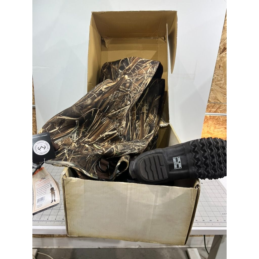 Rustic Ridge Men's 400g 3.5mm Bootfoot Hunting Wader Realtree Max-7 Sz. 10 Stout