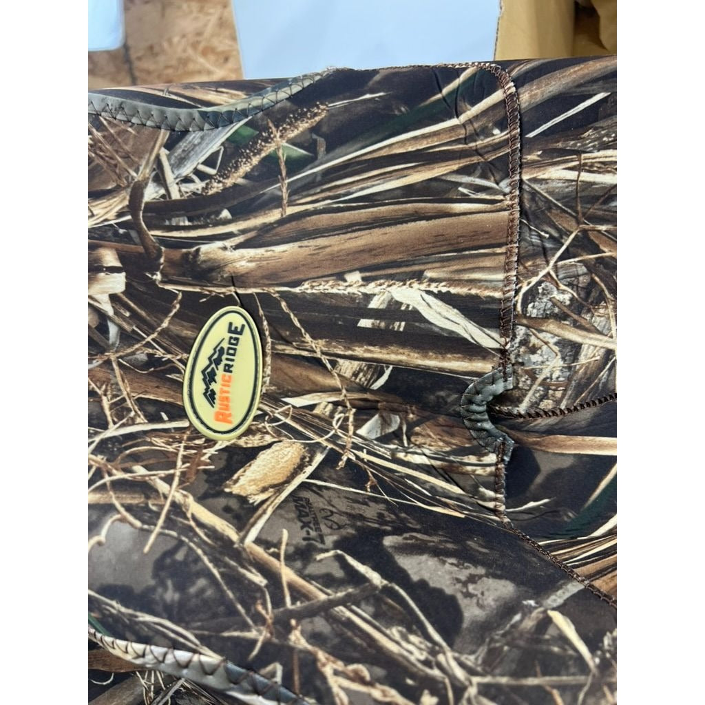 Rustic Ridge Men's 400g 3.5mm Bootfoot Hunting Wader Realtree Max-7 Sz. 10 Stout