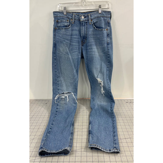 Levi’s 510 Women’s Distressed Light Wash Skinny Jeans W31 L32 Faded Denim