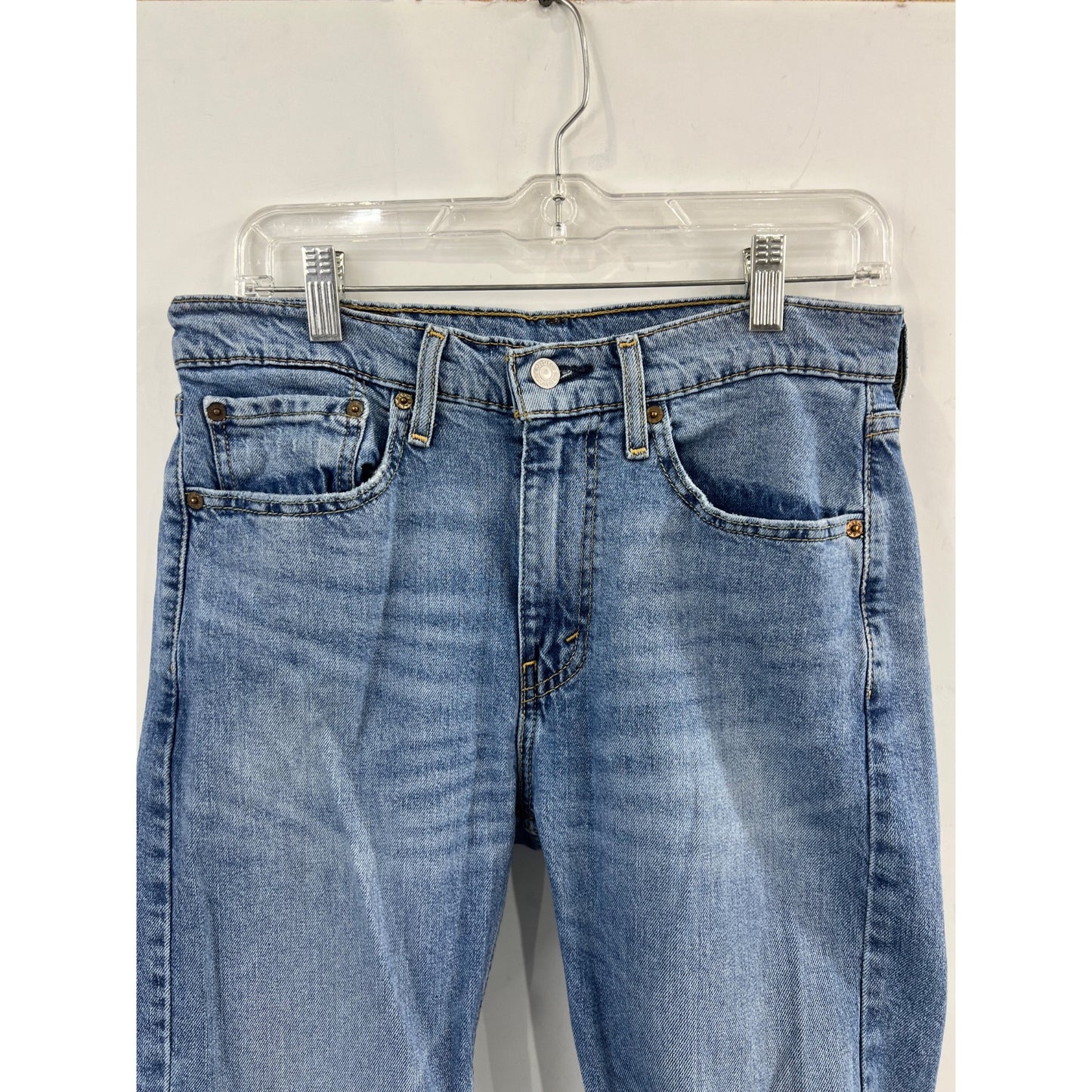 Levi’s 510 Women’s Distressed Light Wash Skinny Jeans W31 L32 Faded Denim