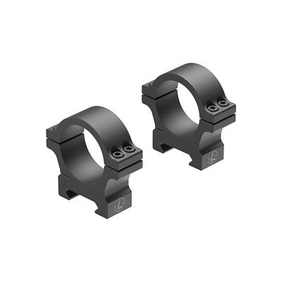 Leupold Open Range Cross-Slot Rings, 30mm Low Aluminum  Matte Black 180946