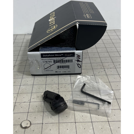 Leupold DeltaPoint Micro 1x, 3 MOA Red Dot Sight, S&W M&P, Matte Black, 179570
