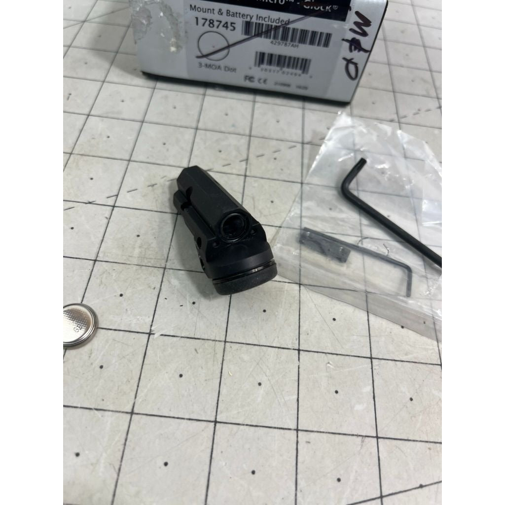 Leupold DeltaPoint Micro 1x, 3 MOA Red Dot Sight, S&W M&P, Matte Black, 179570