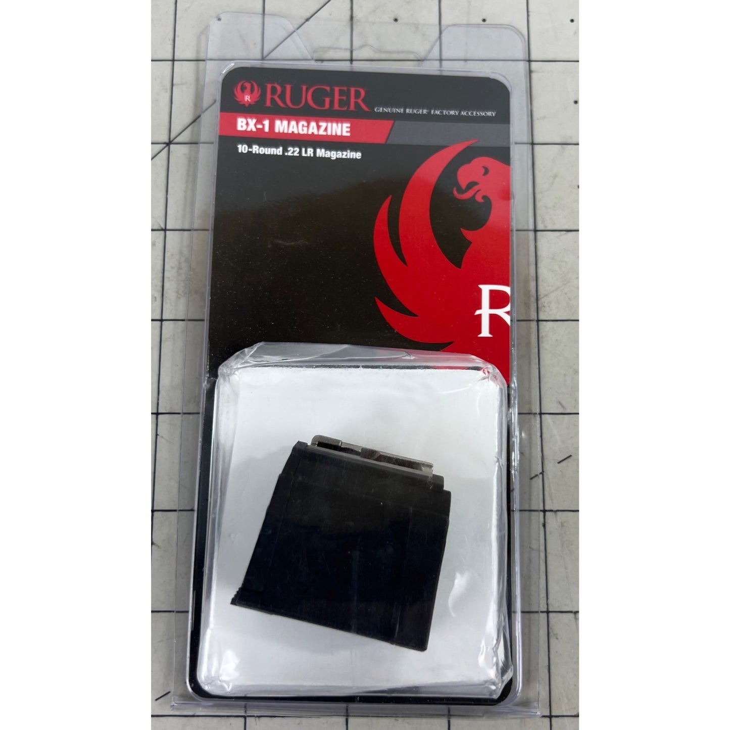 Ruger .22 LR 10-Round Rotary Magazine, Black, BX-1-10RD New