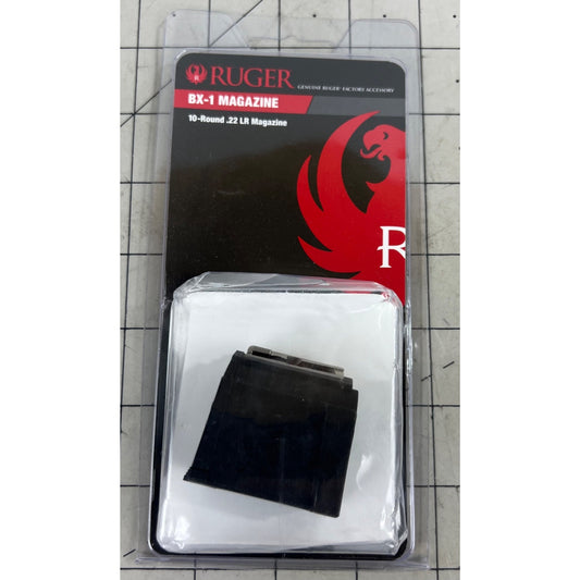 Ruger .22 LR 10-Round Rotary Magazine, Black, BX-1-10RD New