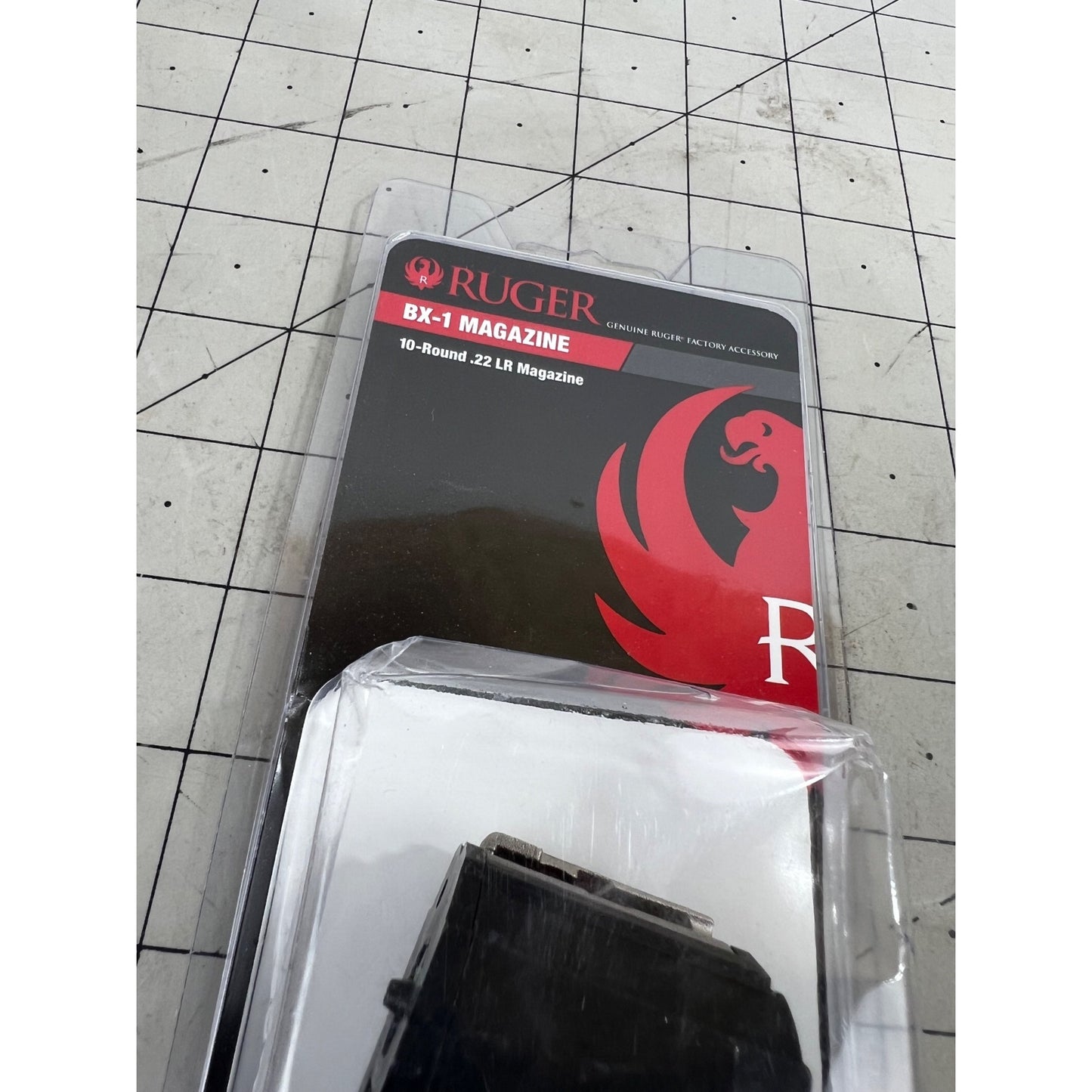 Ruger .22 LR 10-Round Rotary Magazine, Black, BX-1-10RD New