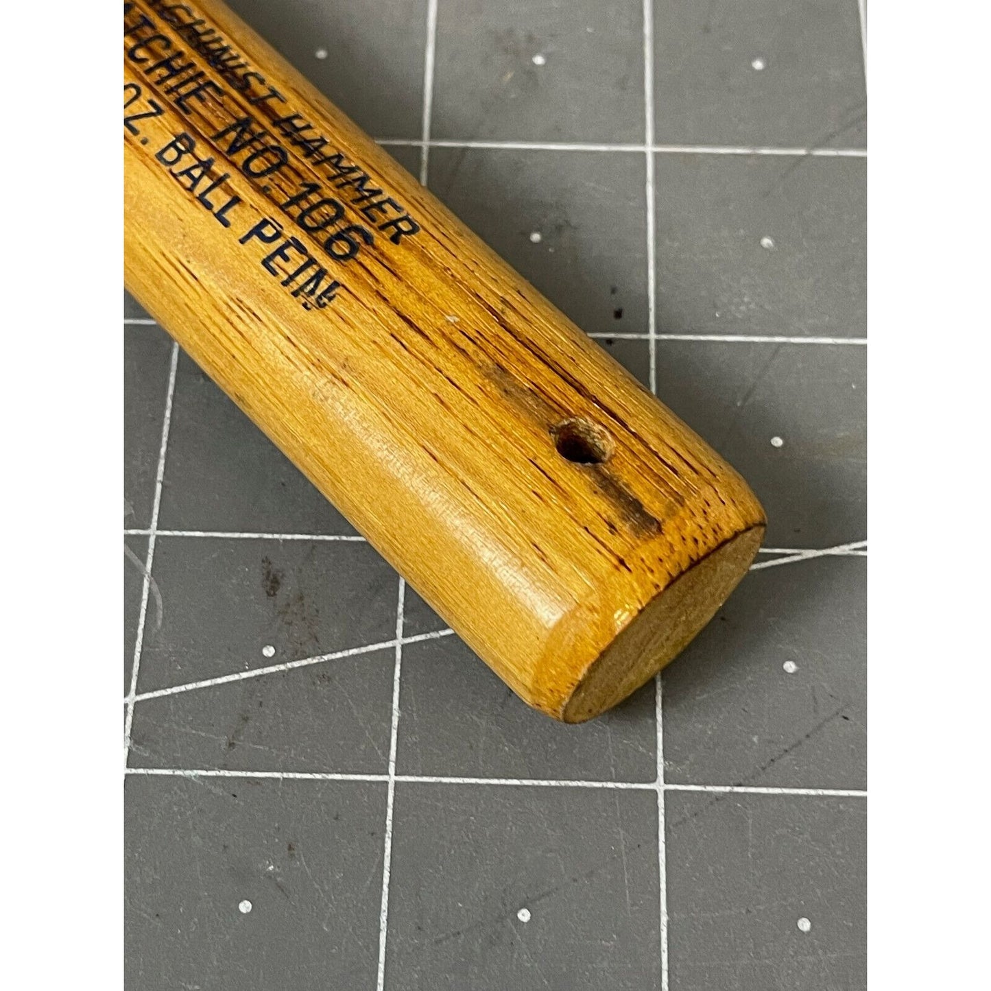 8 oz. STANLEY Ball Peen Hammer Machinists #106 Handle
