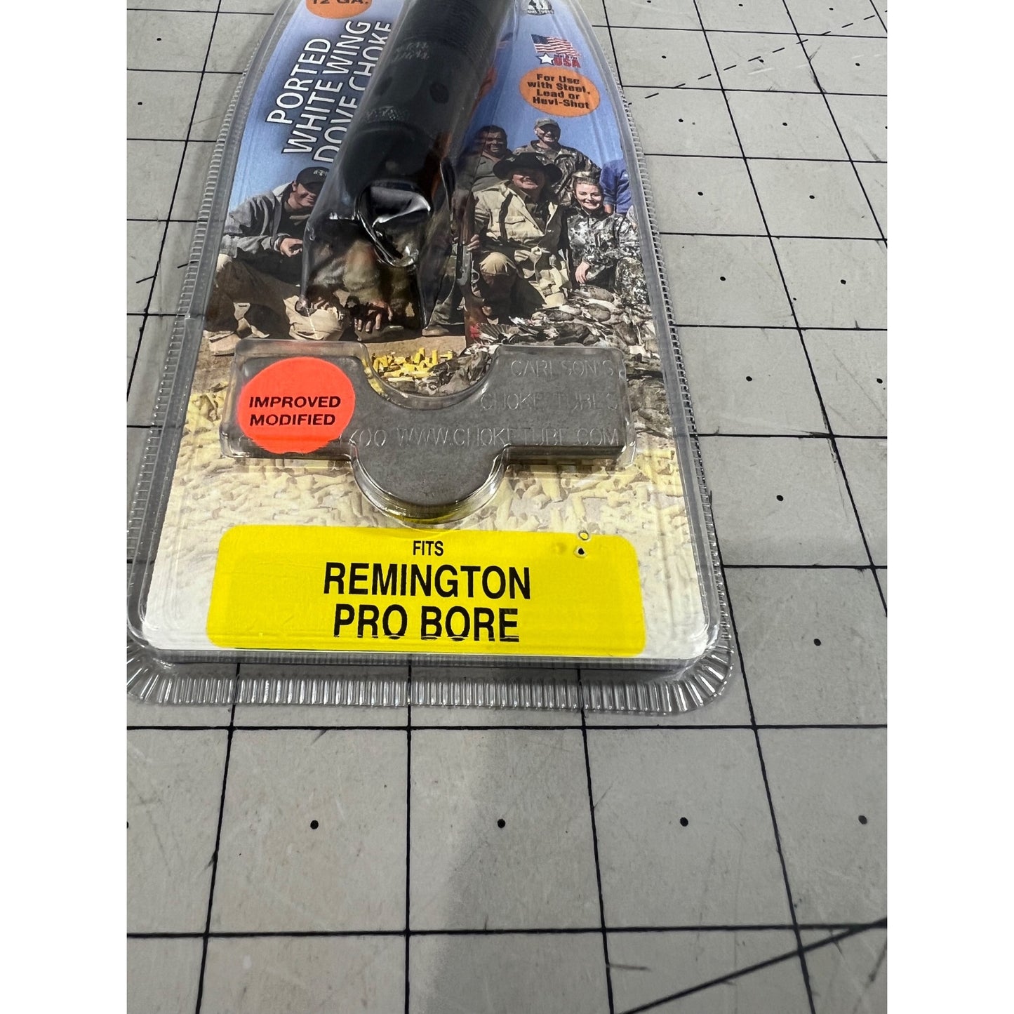 Carlsons White Wing Dove 12ga Remington Pro Bore IM Choke Tube - Black