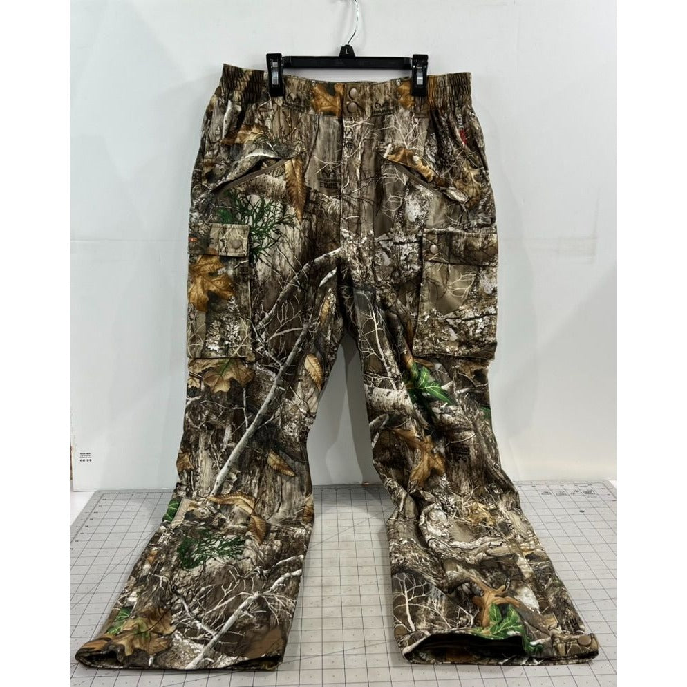Rustic Ridge Realtree Edge Men’s Camouflage Hunting Pants Size Large 32-38