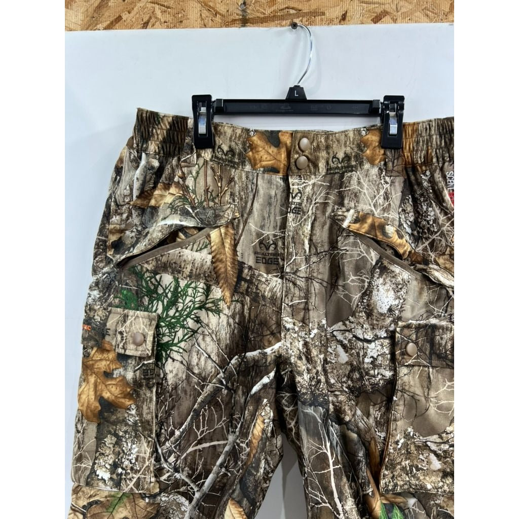 Rustic Ridge Realtree Edge Men’s Camouflage Hunting Pants Size Large 32-38