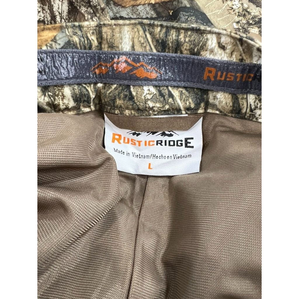 Rustic Ridge Realtree Edge Men’s Camouflage Hunting Pants Size Large 32-38