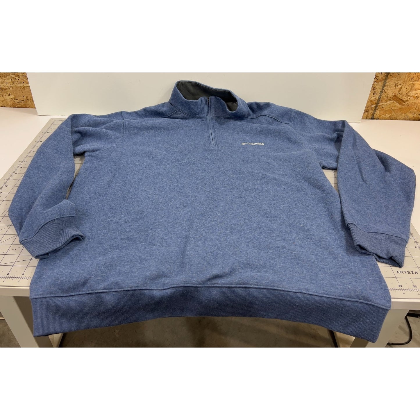 Columbia Men's 1/2 Zip Blue Fleece Pullover New NWOT Sz. XL