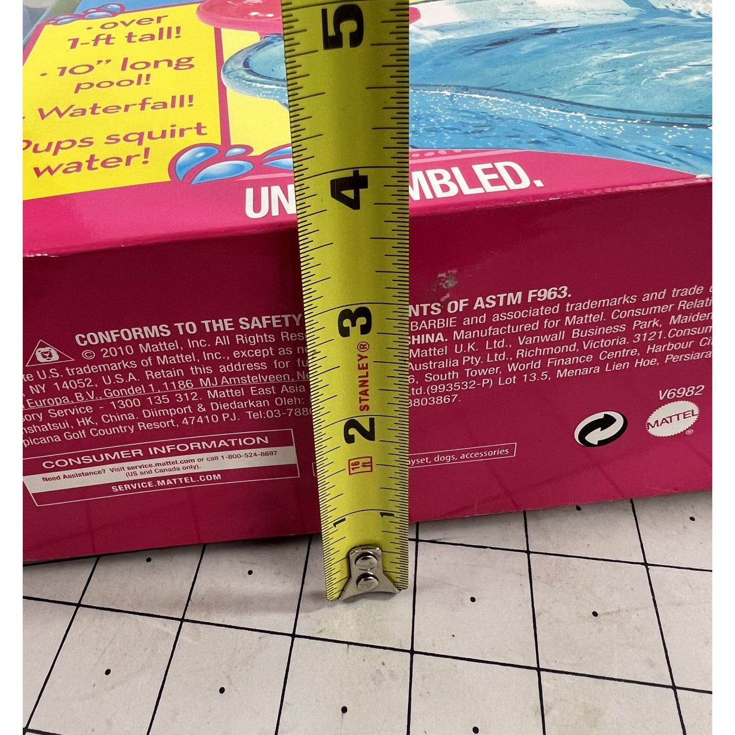 2010 Mattel Barbie Puppy Water Park Doll Set V6982 Rare Sealed Unassembled Toy
