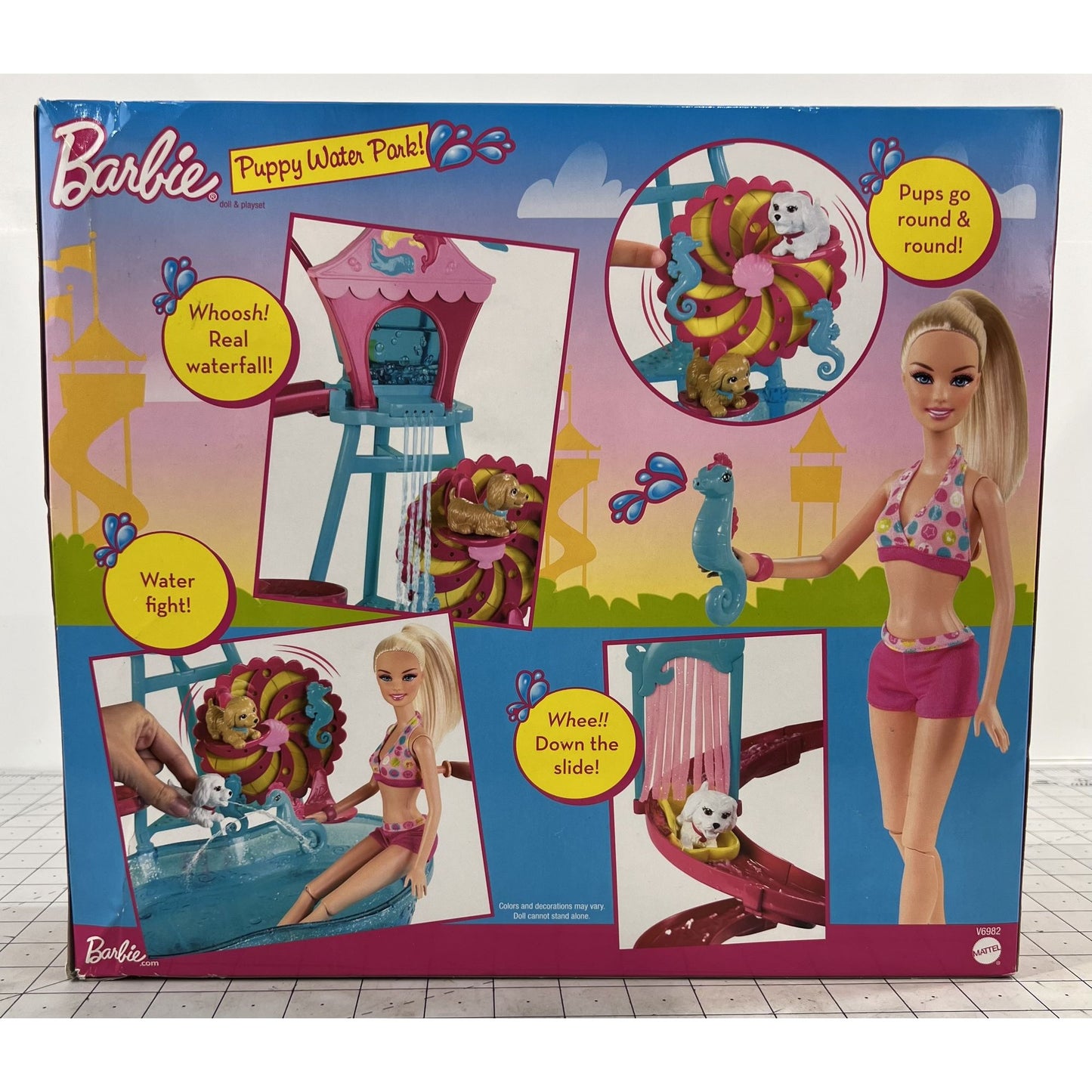 2010 Mattel Barbie Puppy Water Park Doll Set V6982 Rare Sealed Unassembled Toy