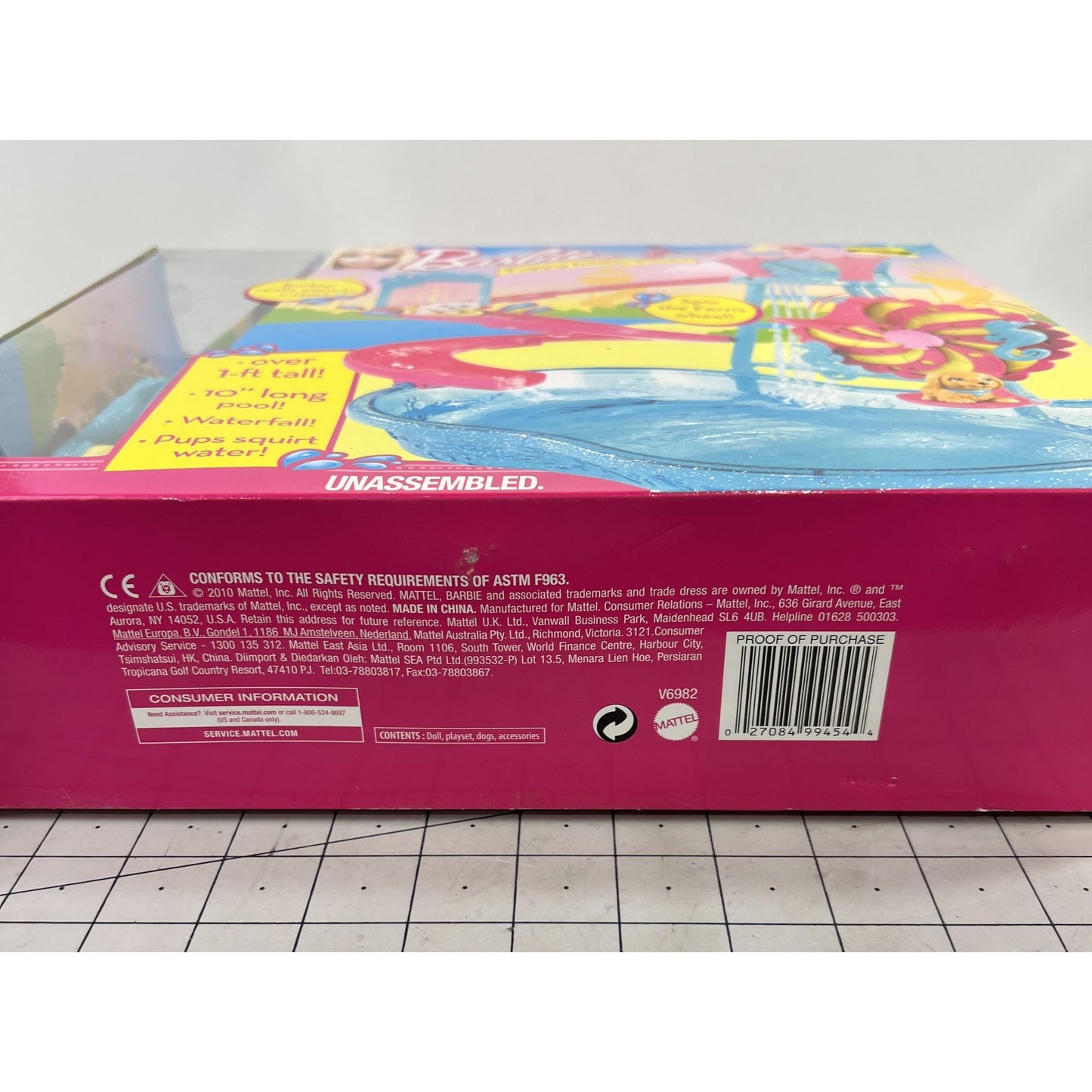 2010 Mattel Barbie Puppy Water Park Doll Set V6982 Rare Sealed Unassembled Toy