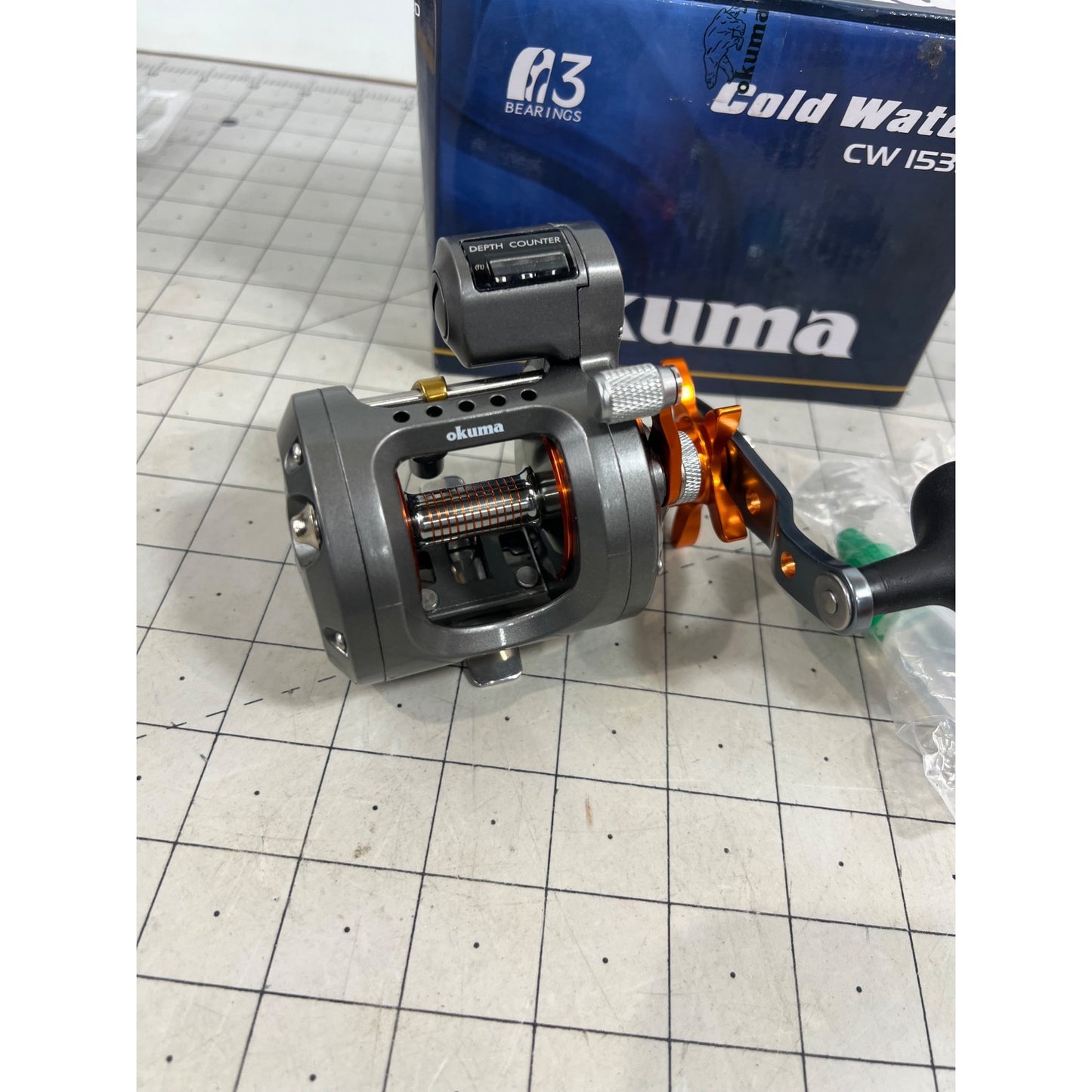 Okuma Cold Water Line Counter Trolling/Conventional Reel CW 153D RH New