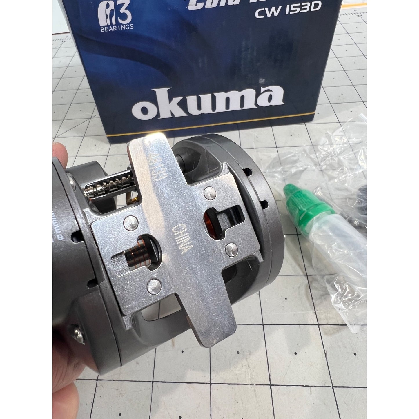 Okuma Cold Water Line Counter Trolling/Conventional Reel CW 153D RH New