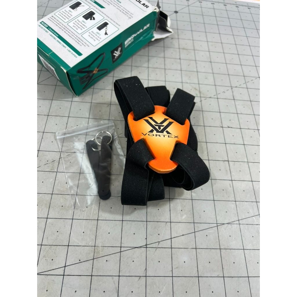 Vortex Binocular Harness Adjustable Strap For Outdoor Use Black