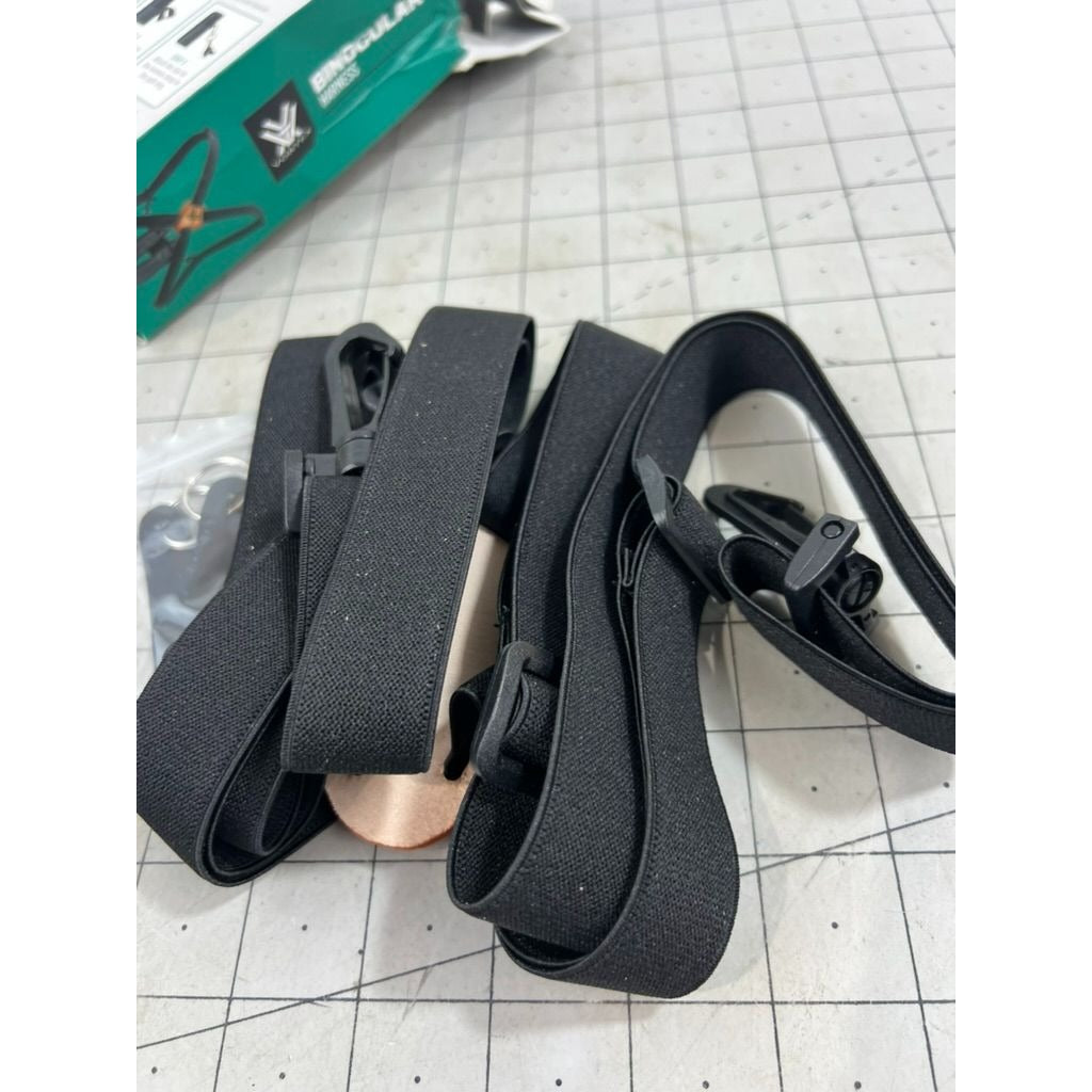 Vortex Binocular Harness Adjustable Strap For Outdoor Use Black