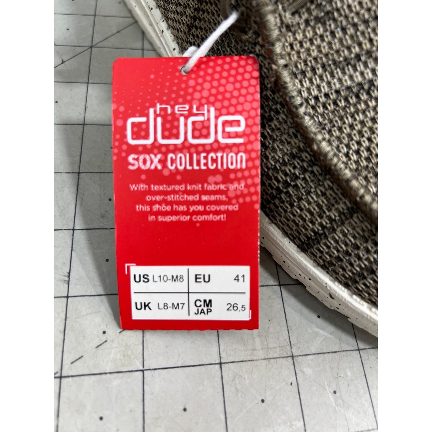 Hey Dude Men's Wally Sox Casual Shoes - Brown Sz. 8 New