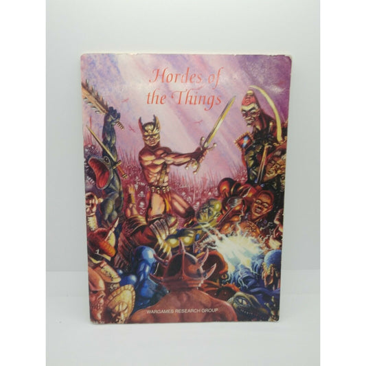Hordes Of The Things Rulebook By Wargames Research Group October 1991 Fantasy