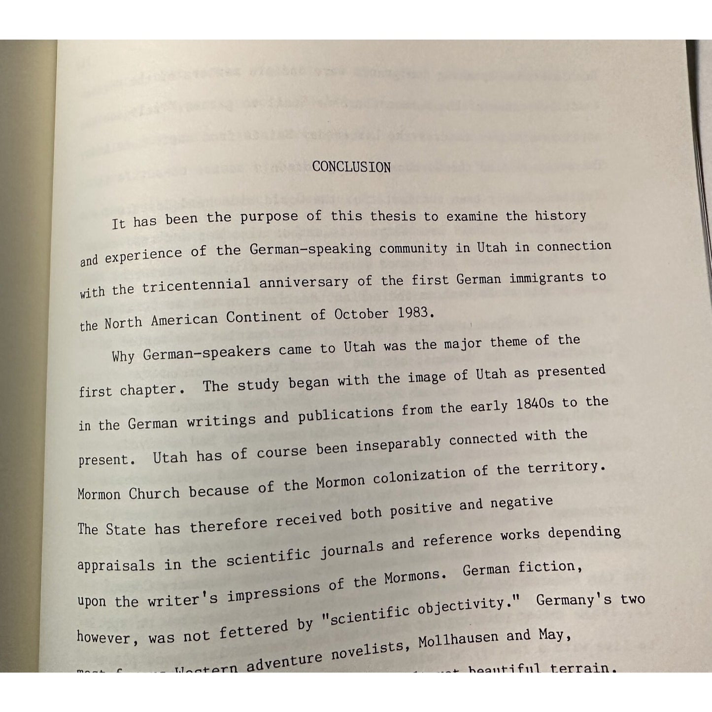genealogy GERMAN-SPEAKING IMMIGRANTS UTAH: A BRIEF HISTORY Dewsnup 1983