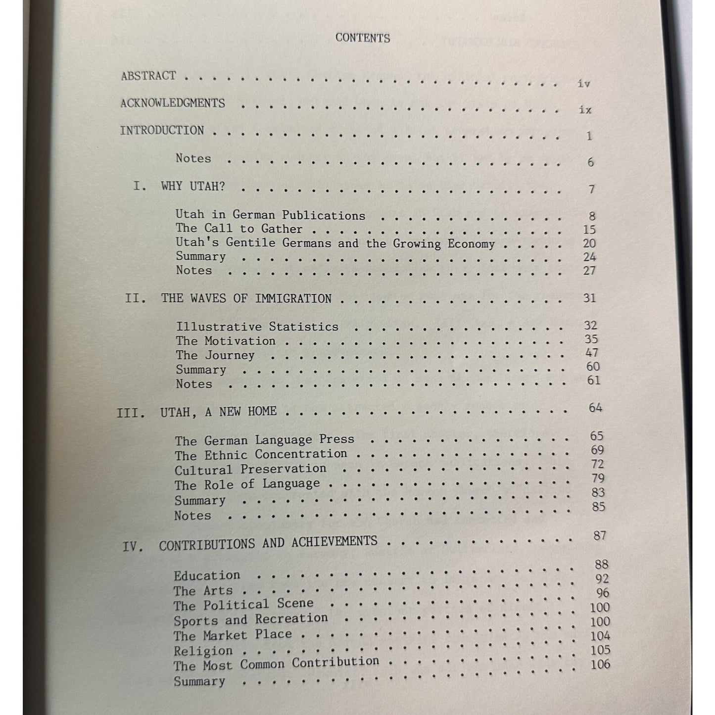 genealogy GERMAN-SPEAKING IMMIGRANTS UTAH: A BRIEF HISTORY Dewsnup 1983