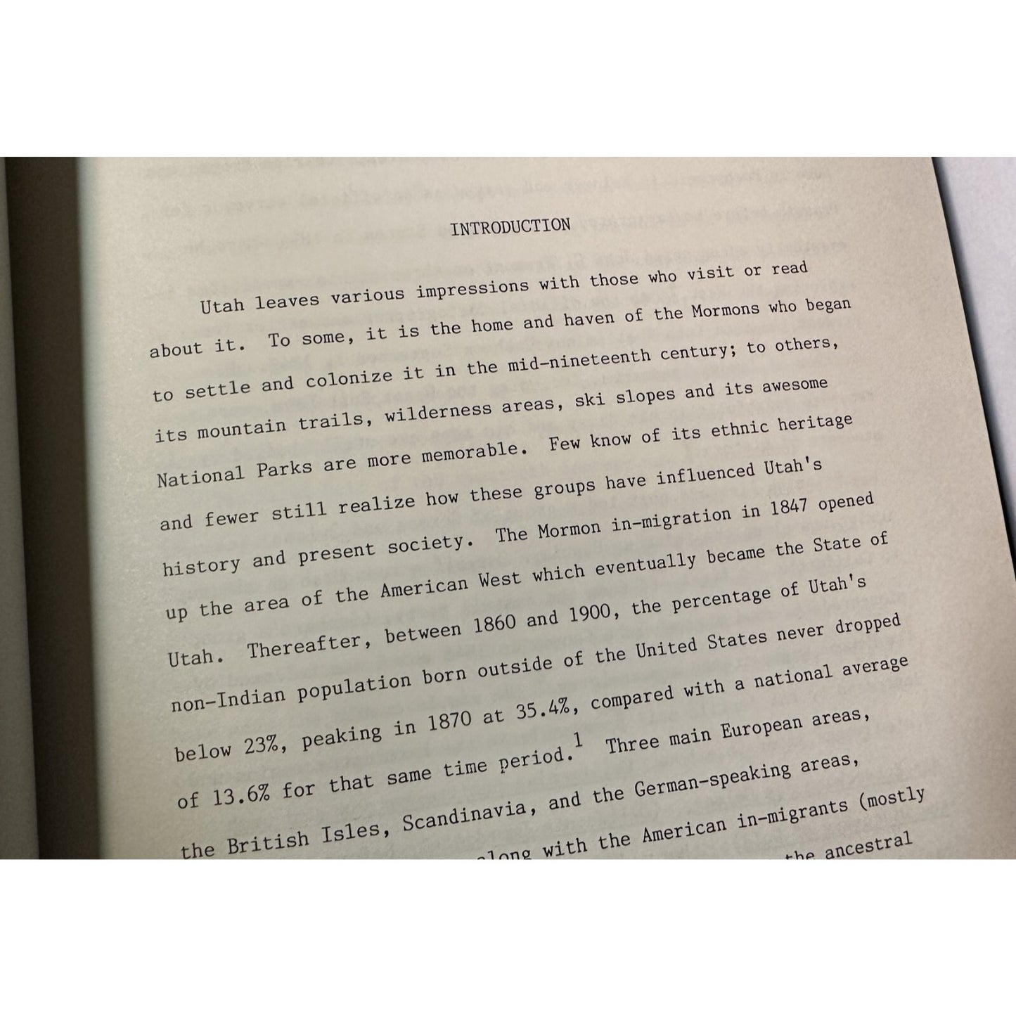 genealogy GERMAN-SPEAKING IMMIGRANTS UTAH: A BRIEF HISTORY Dewsnup 1983