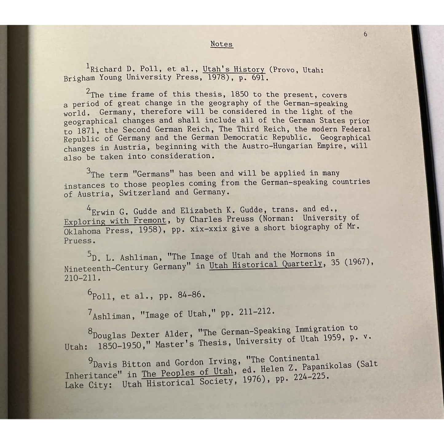 genealogy GERMAN-SPEAKING IMMIGRANTS UTAH: A BRIEF HISTORY Dewsnup 1983