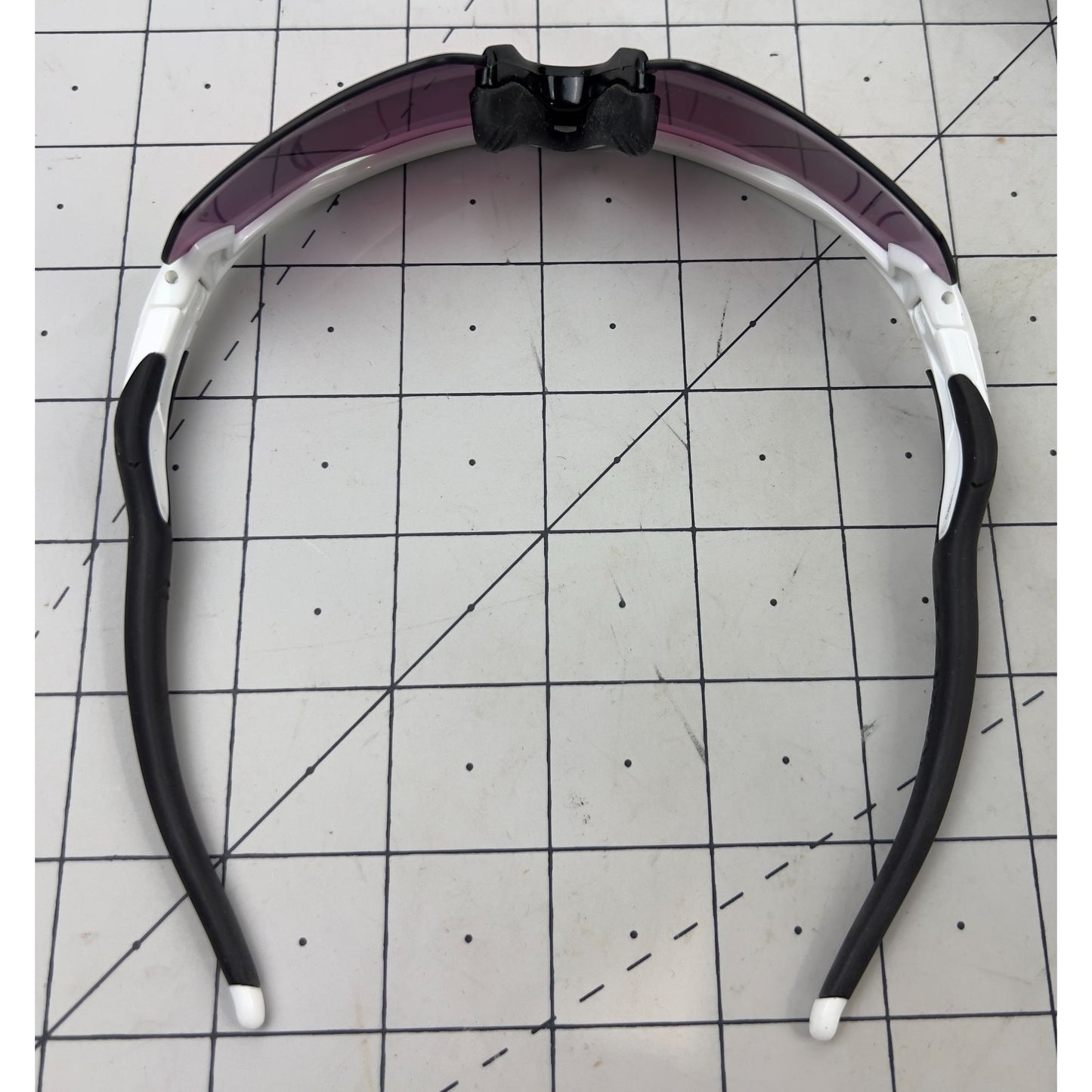 Oakley Youth Radar EV XS Path Sunglasses in White/Prizm Field