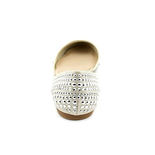 INC International Concepts Crescente 2 Sz. 7.5 Pearl Gold Flats ~~minty~~