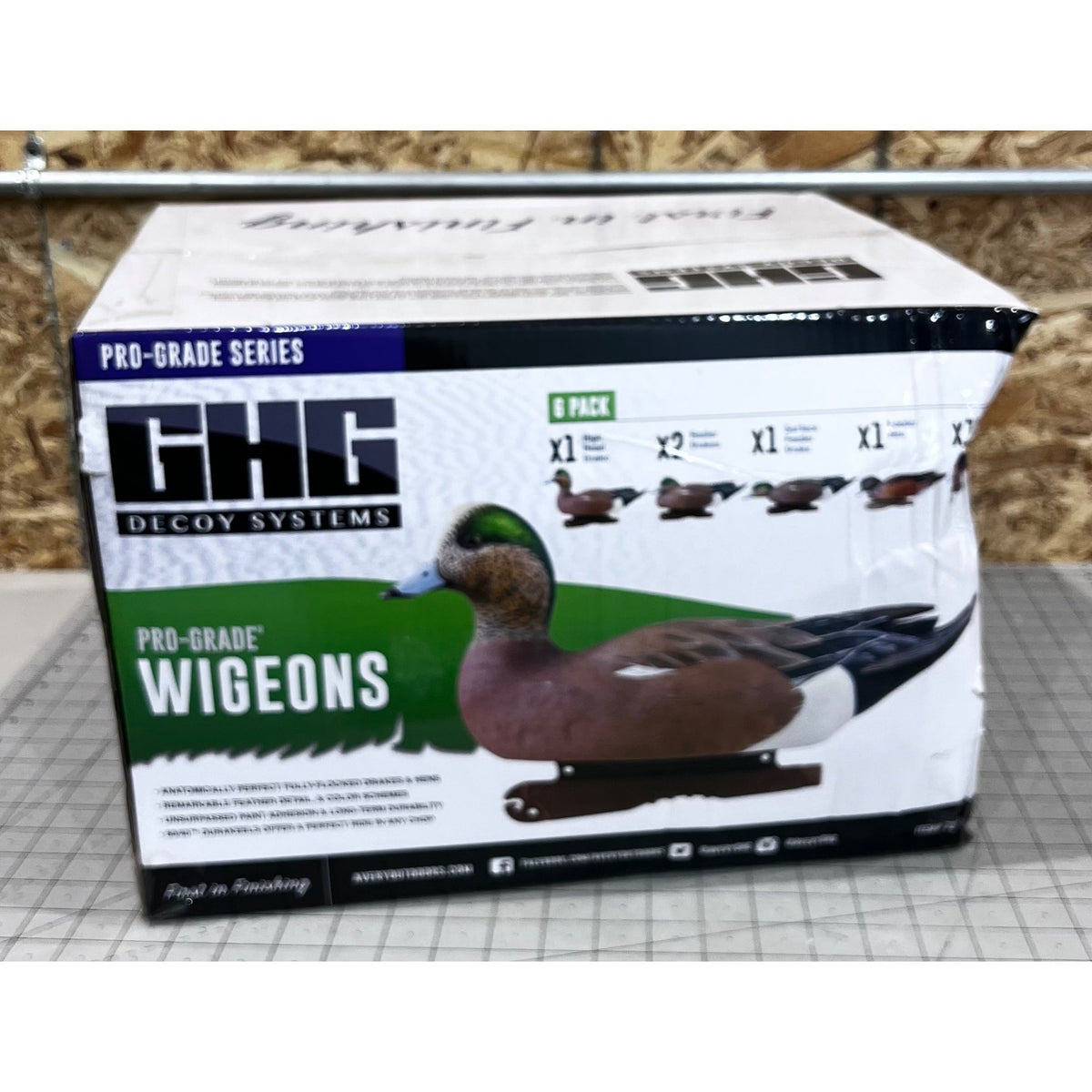 Greenhead Gear Pro Grade Wigeon Duck Floater Decoys 6-Pack New Open Box