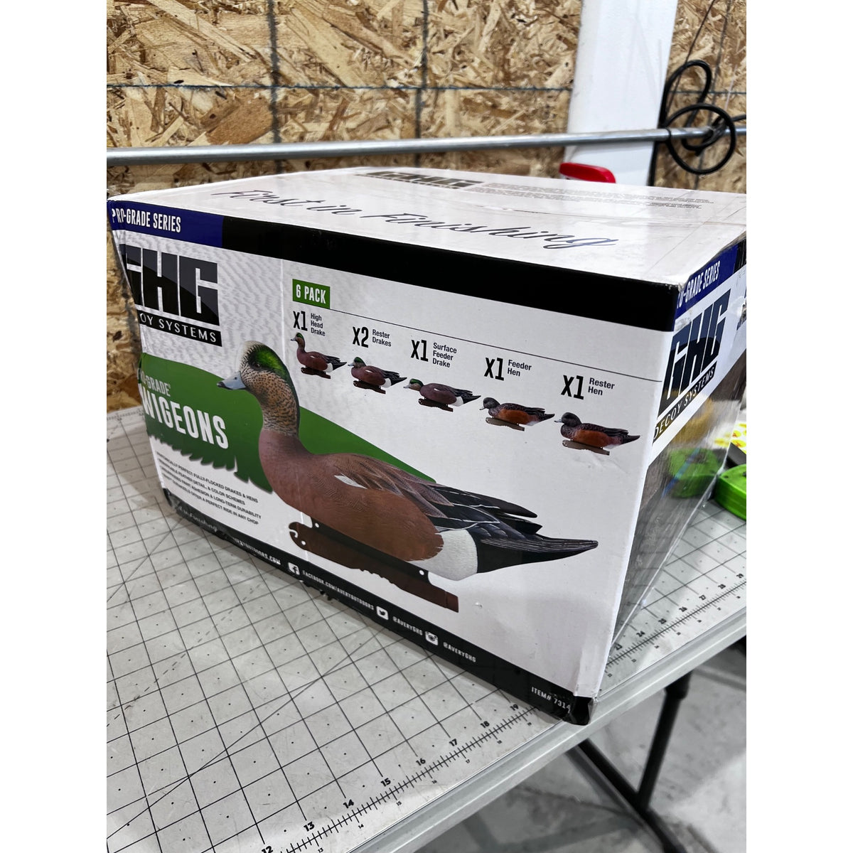 Greenhead Gear Pro Grade Wigeon Duck Floater Decoys 6-Pack New Open Box