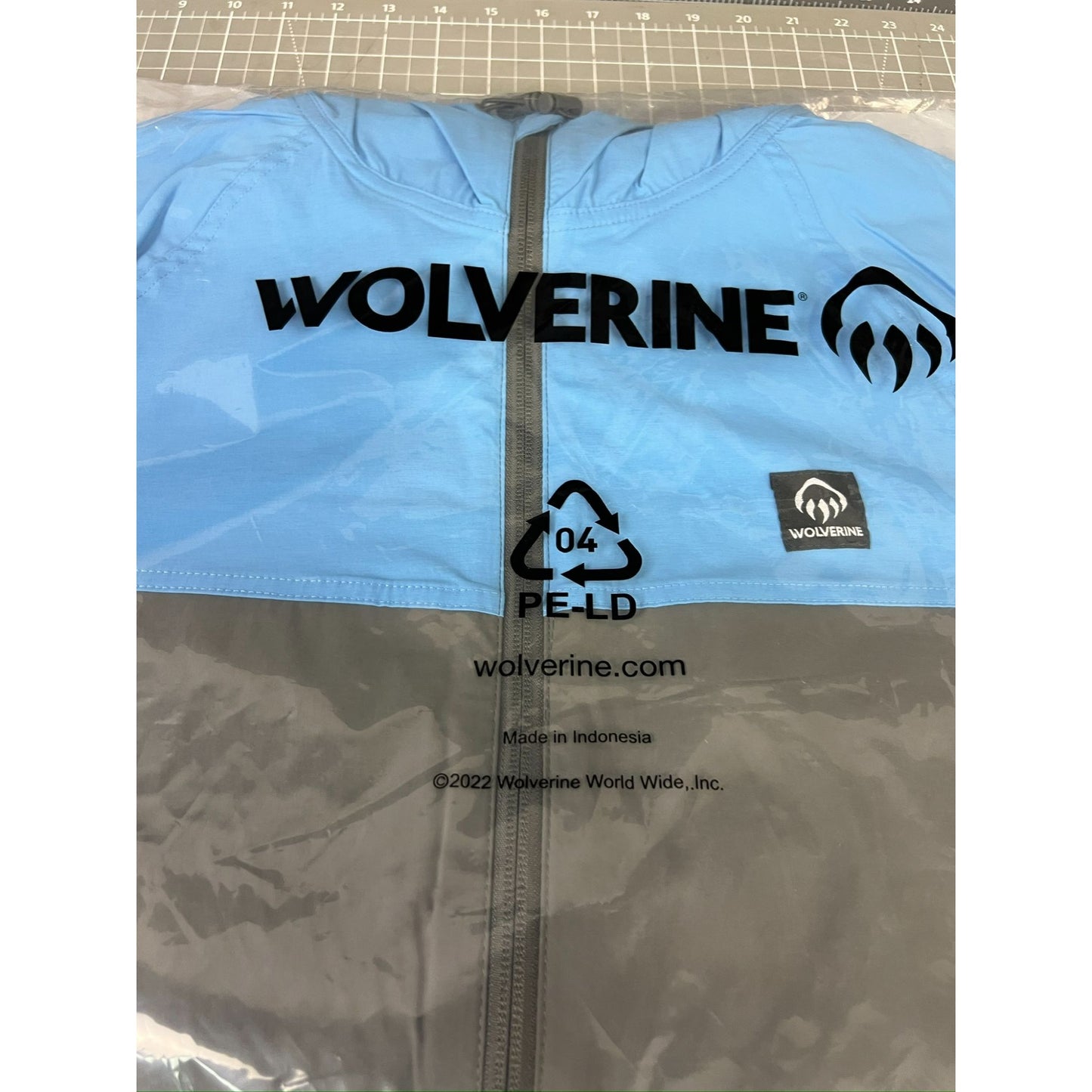Wolverine Guide Eco Shell Blue Sky Size Large New