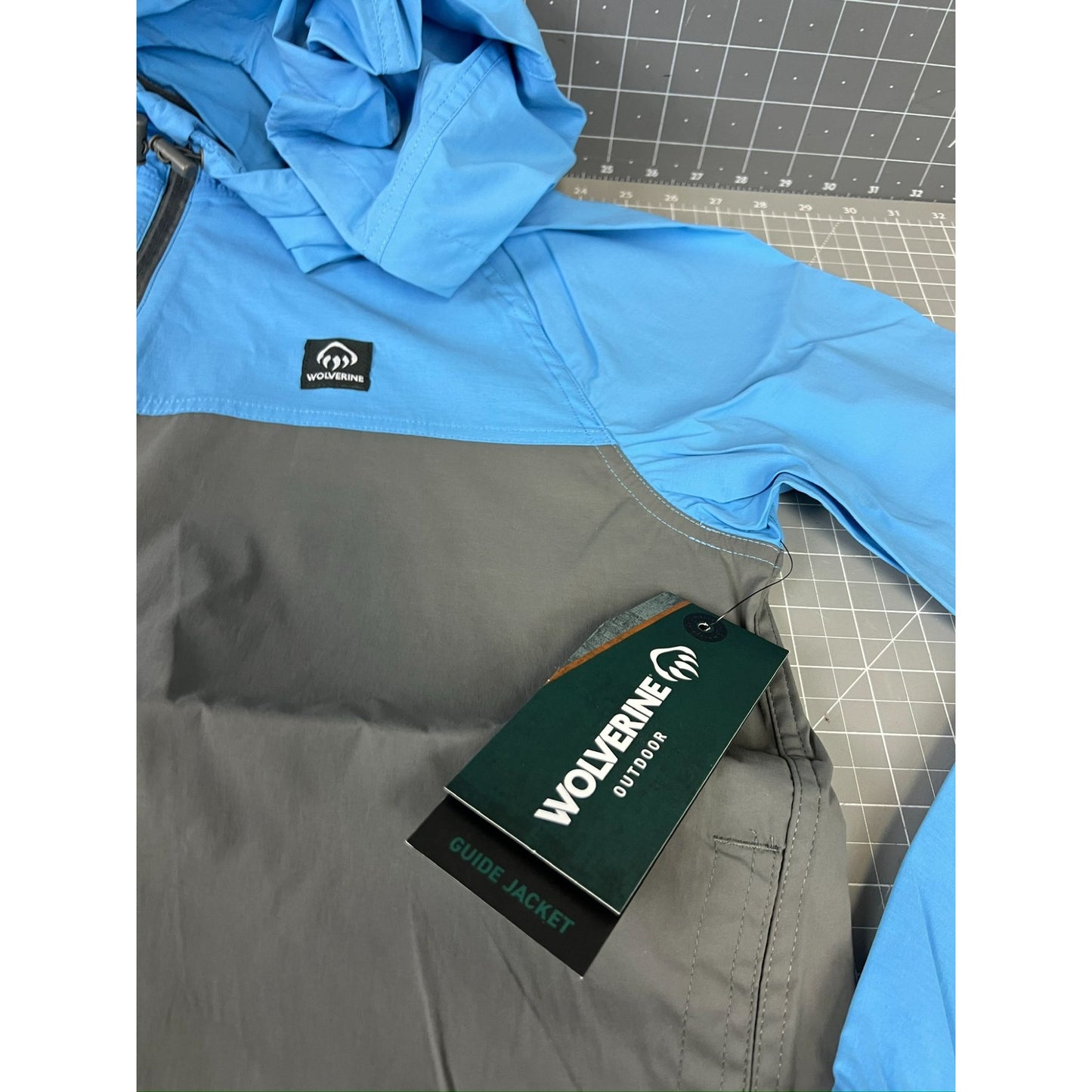 Wolverine Guide Eco Shell Blue Sky Size Large New