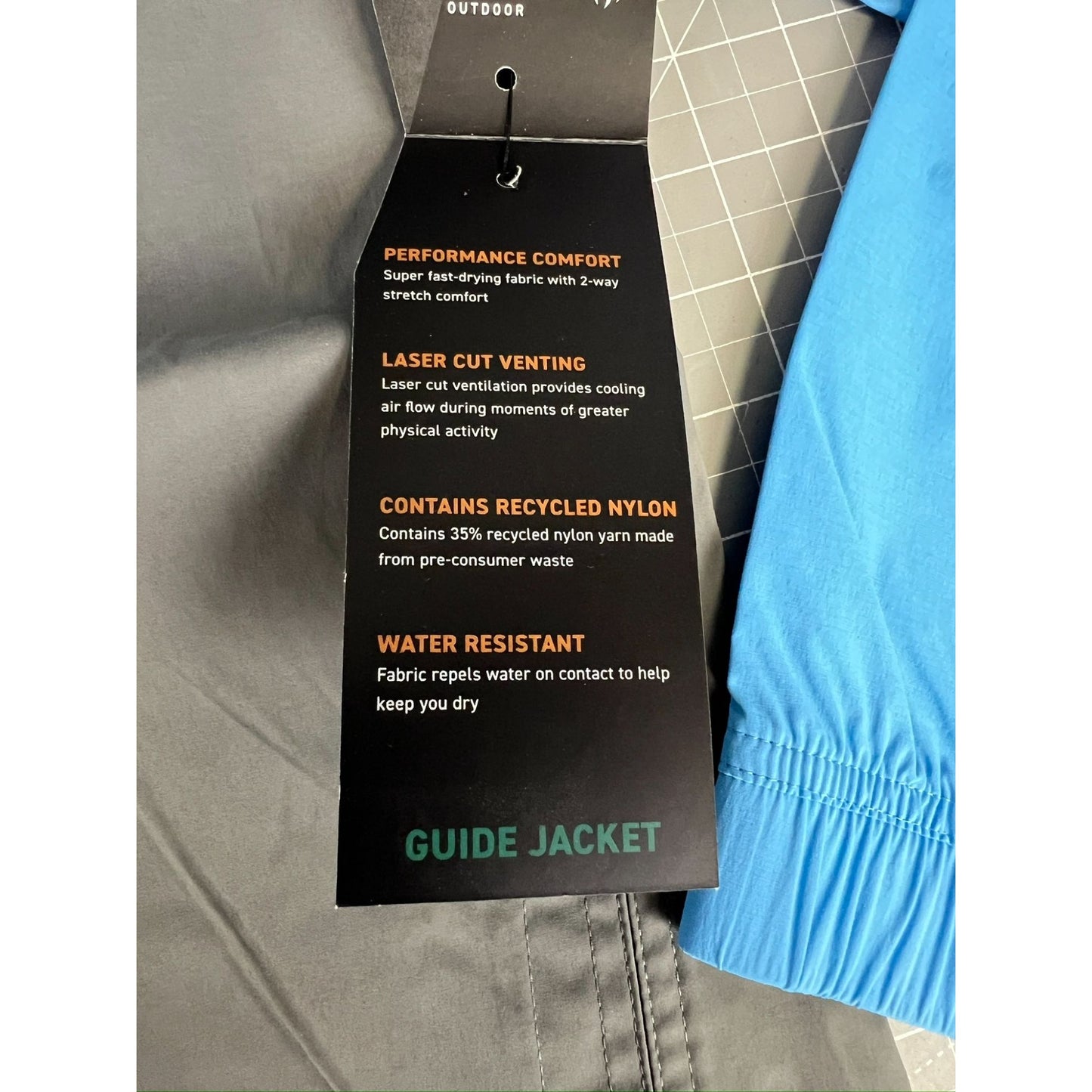Wolverine Guide Eco Shell Blue Sky Size Large New