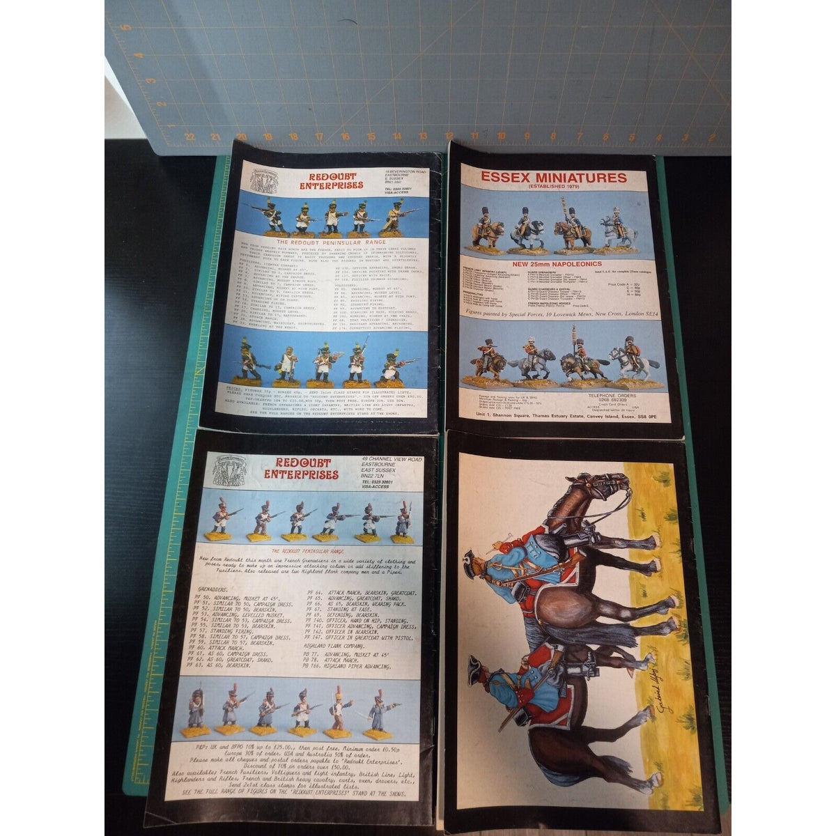 Vintage Wargames Illustrated Magazines #30-33 Lot Of 4 February-June 1990 Wargaming Magazine