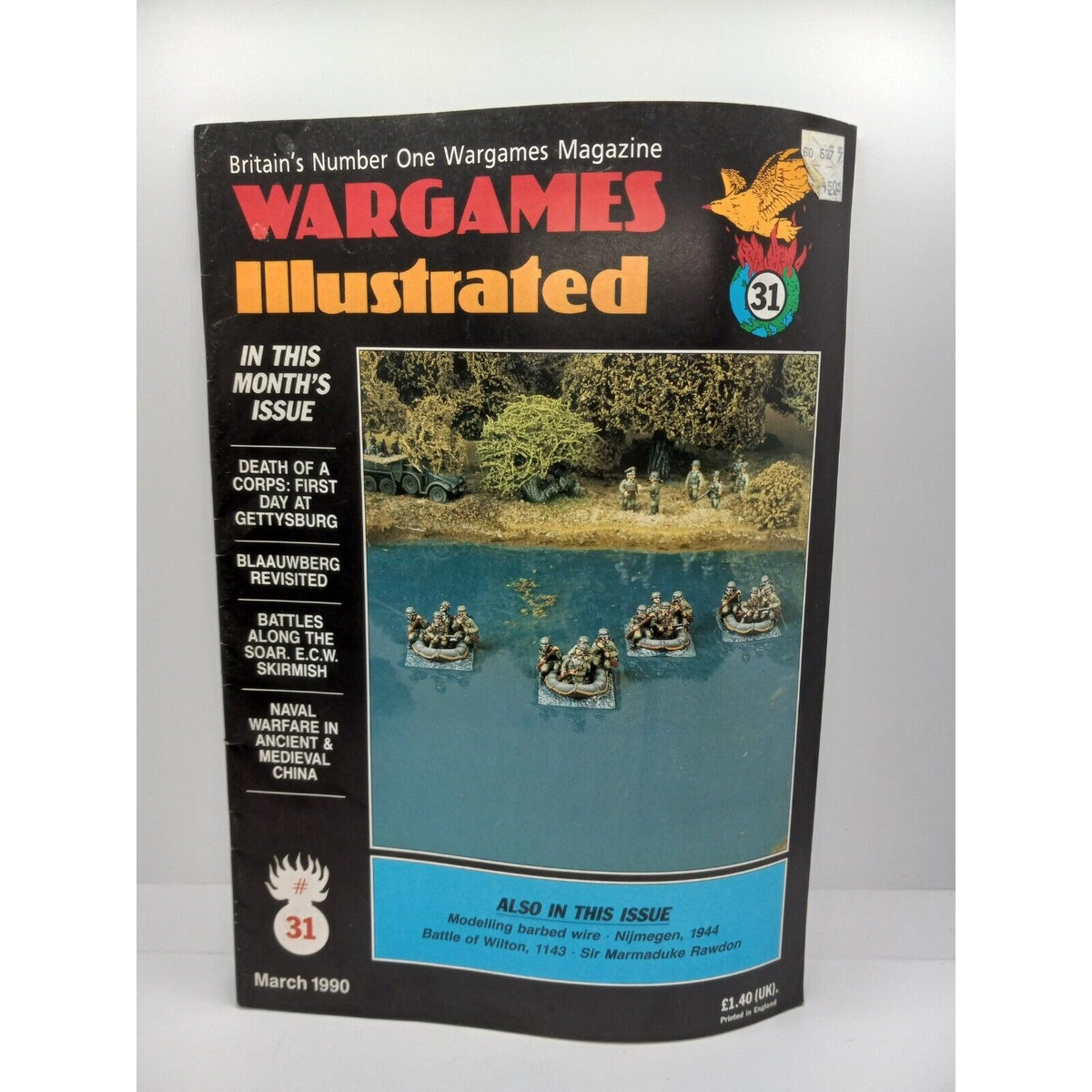 Vintage Wargames Illustrated Magazines #30-33 Lot Of 4 February-June 1990 Wargaming Magazine
