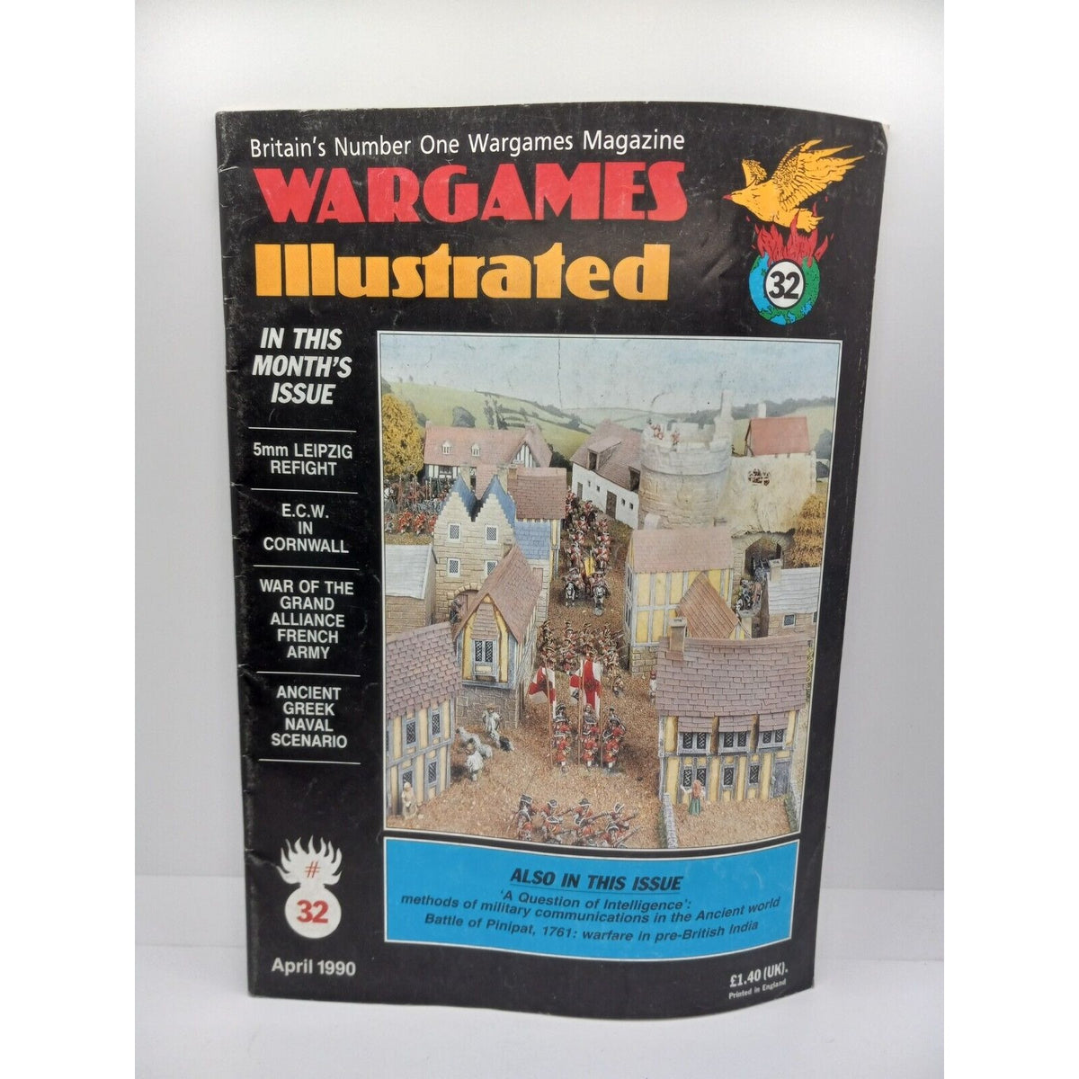 Vintage Wargames Illustrated Magazines #30-33 Lot Of 4 February-June 1990 Wargaming Magazine