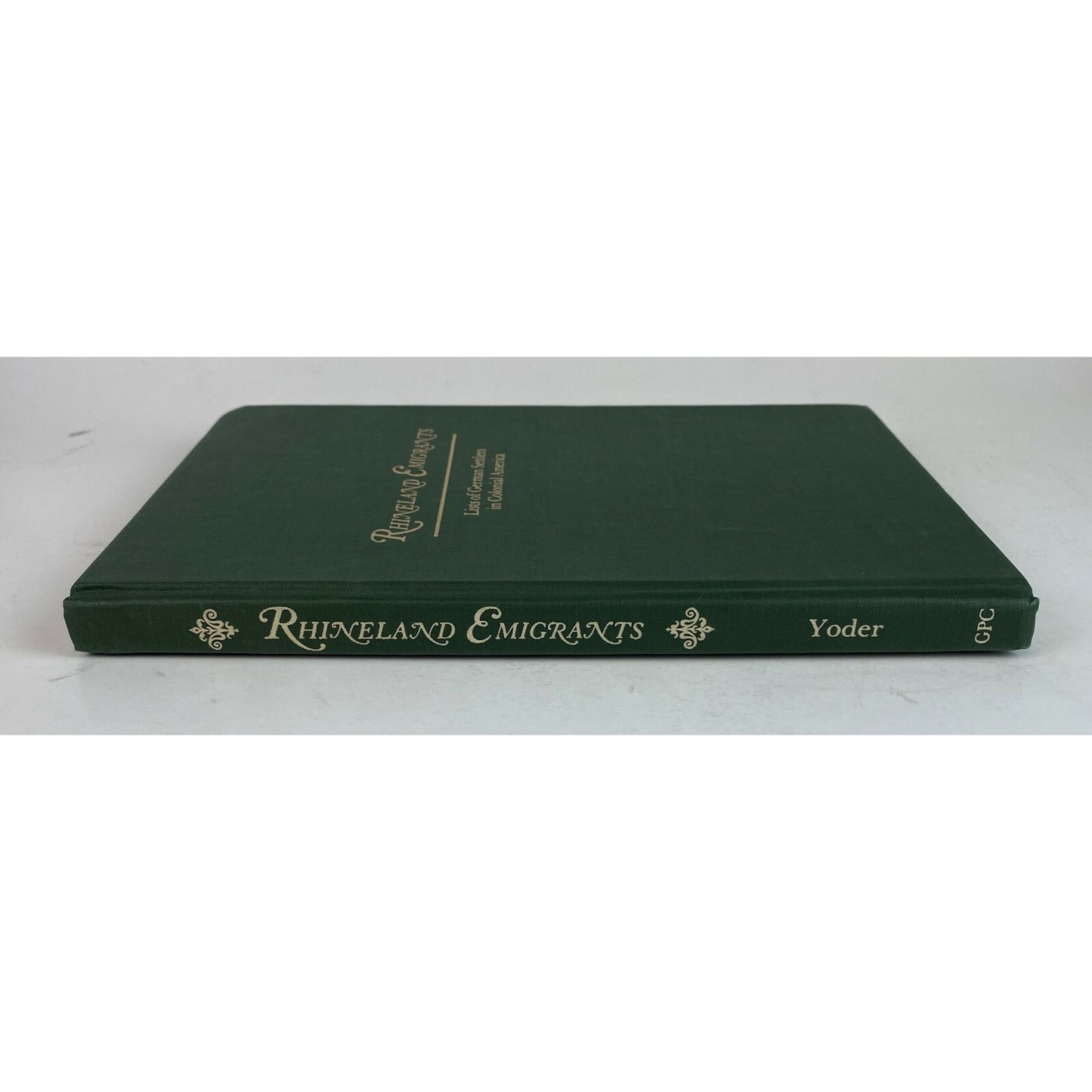 Rhineland Emigrants Hardcover Book 1985 Genealogical Publishing Co. Second Printing