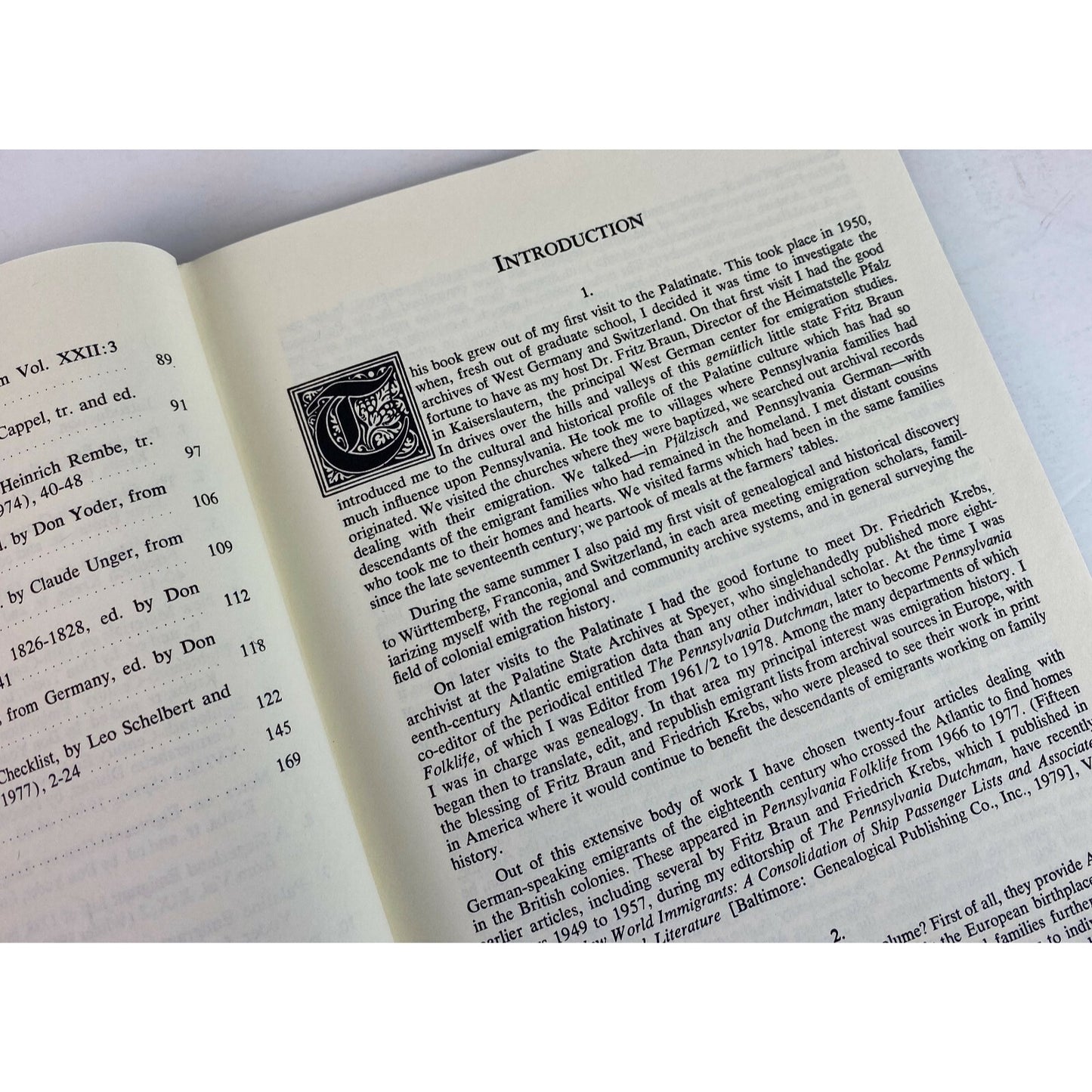Rhineland Emigrants Hardcover Book 1985 Genealogical Publishing Co. Second Printing