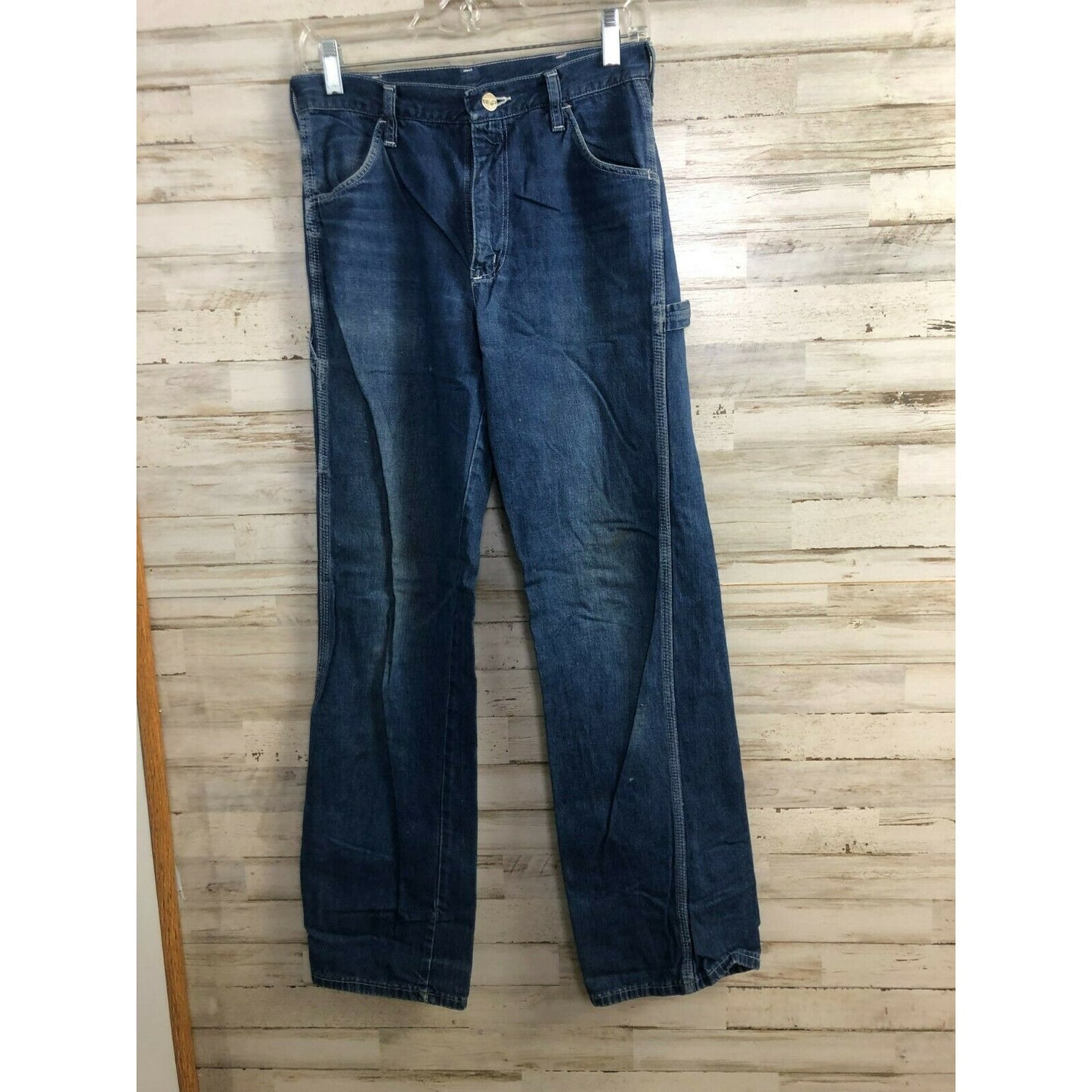 Vintage Wrangler Men's Distressed Carpenters Jeans 29X32 1970's 335SPWR
